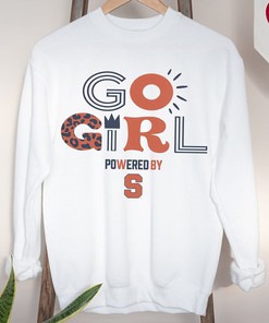 Gameday Couture Syracuse Orange PoweredBy Go Girl T-Shirt Sweatshirt Hoodie - Fan Gift