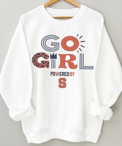 Gameday Couture Syracuse Orange PoweredBy Go Girl T-Shirt Sweatshirt Hoodie - Fan Gift