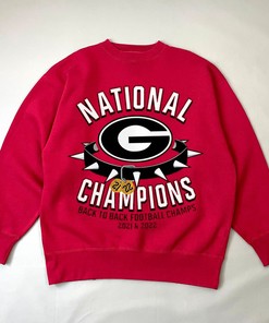 Georgia Bulldogs Back To Back National Championship T-Shirt