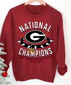 Georgia Bulldogs Back To Back National Championship T-Shirt