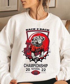 Georgia Bulldogs National Champions Back To Back 2022 T-Shirt