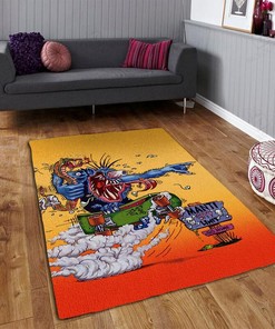 Go Home Rat Fink Rug Hot Rod Rug for Garage