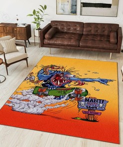 Go Home Rat Fink Rug Hot Rod Rug for Garage
