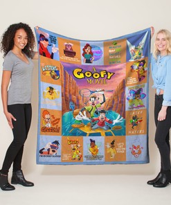 Goofy Movies Characters Fleece Blanket - Ideal Gift for Disney Fans