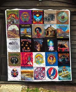 Grateful Dead Quilt Bedding Set Blanket, Ideal for Home Bedroom Decor, Perfect for Fan Lovers