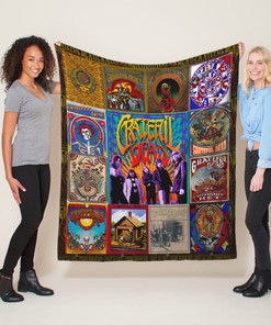 Grateful Dead Rock Band Albums Quilt Blanket - Perfect for Rock And Roll Lovers
