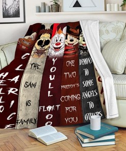 Halloween Mickey Blanket - Movies Watching Blanket - Mickey Movie Halloween Character