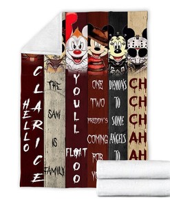 Halloween Mickey Blanket - Movies Watching Blanket - Mickey Movie Halloween Character
