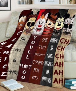 Halloween Mickey Blanket - Movies Watching Blanket - Mickey Movie Halloween Character