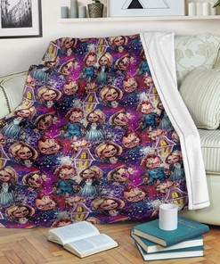 Halloween Movie Blanket - Halloween Scary Character Blanket - Creepy Horror Gift