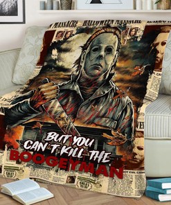 Halloween Movie Fans Blanket - Can't Kill The Boogeyman - Creepy Halloween Gift Family