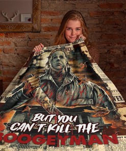 Halloween Movie Fans Blanket - Can't Kill The Boogeyman - Creepy Halloween Gift Family