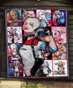 Harley Quinn Queen The Joker Joaquin Phoenix Quilt Blanket - Unique and Cozy Bedroom Decor for Fans