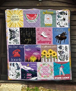 Harry Styles Butterfly Fine Line Blanket - Retro Quilt for Harry Styles Fans