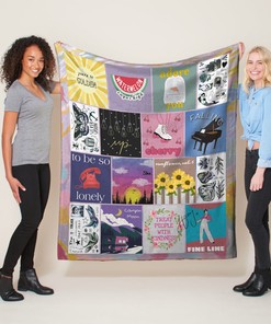 Harry Styles Butterfly Fine Line Blanket - Retro Quilt for Harry Styles Fans