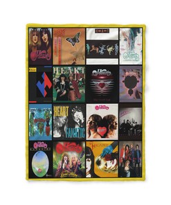 Heart Rock Band Albums Quilt Blanket, Rock Music Lovers Gift