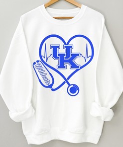 Heartbeat Nurse Love Kentucky Wildcats Shirt Fan Gift