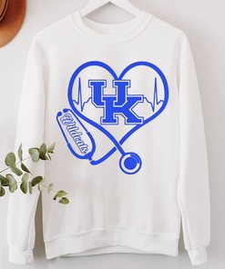 Heartbeat Nurse Love Kentucky Wildcats Shirt Fan Gift