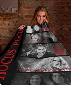 Hocus Pocus Blanket - Custom Name Blanket - Sanderson Sisters Halloween Witch