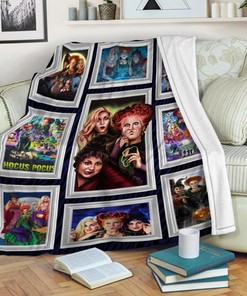 Hocus Pocus Blanket - Sanderson Sister Movie Blanket - Halloween Scary Characters Family Gift