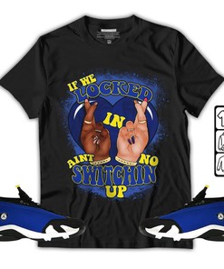 Homie If We Locked In Unisex Sneaker Shirt Match 2023 Blue Laney 14s Tee, Jordan 14 Laney T-Shirt, Hoodie, Sweatshirt