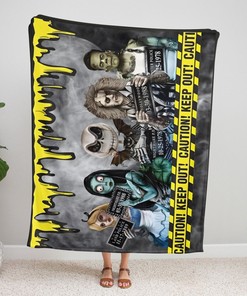 Horror Jack Skellington Fleece Blanket, Nightmare Before Christmas Blanket, Halloween Gifts, Christmas Gifts, Horror Movies Scary Vibes