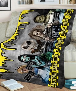 Horror Jack Skellington Fleece Blanket, Nightmare Before Christmas Blanket, Halloween Gifts, Christmas Gifts, Horror Movies Scary Vibes