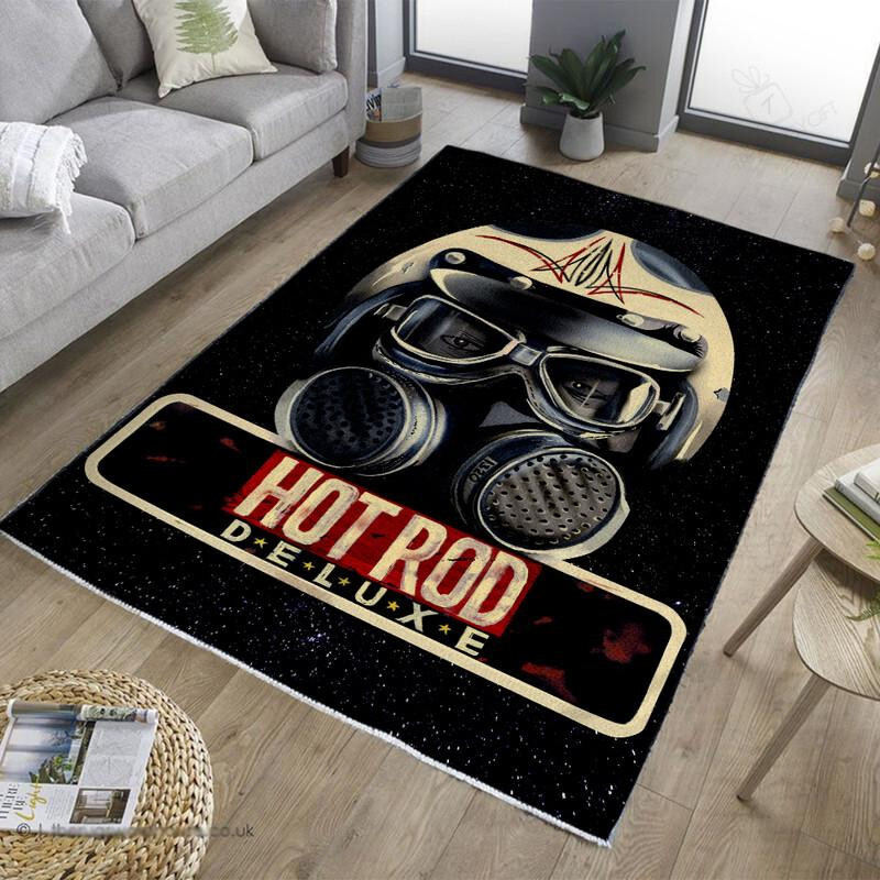 Hot Rod Deluxe Rug for Home Decoration