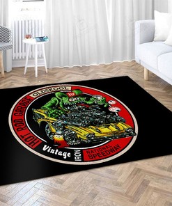 Hot Rod Garage Old skool Rug Hot Rod Rug for Garage