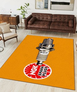 Hot Rod Garage Spark Plug Rug for Custom Home Decor