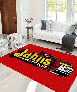 Hot Rod Jahns Racing Pistons Area Rug for Home Decoration