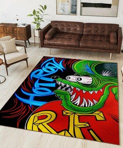 Hot Rod Rat Fink Rug Hot Rod Rug for Garage