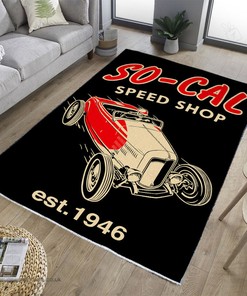 Hot Rod Speed Shop Est 1946 Rug for Home Decoration