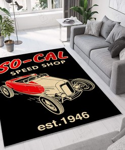 Hot Rod Speed Shop Est 1946 Rug for Home Decoration