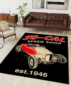 Hot Rod Speed Shop Est 1946 Rug for Home Decoration