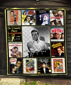 Humphrey Bogart Quilt Blanket - Gift For Fans - Personalized Customized Home Decor Gift