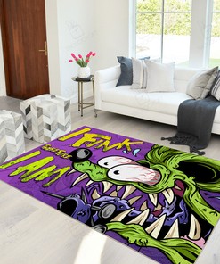 I Fink Rat Fink Rug Hot Rod Rug for Garage