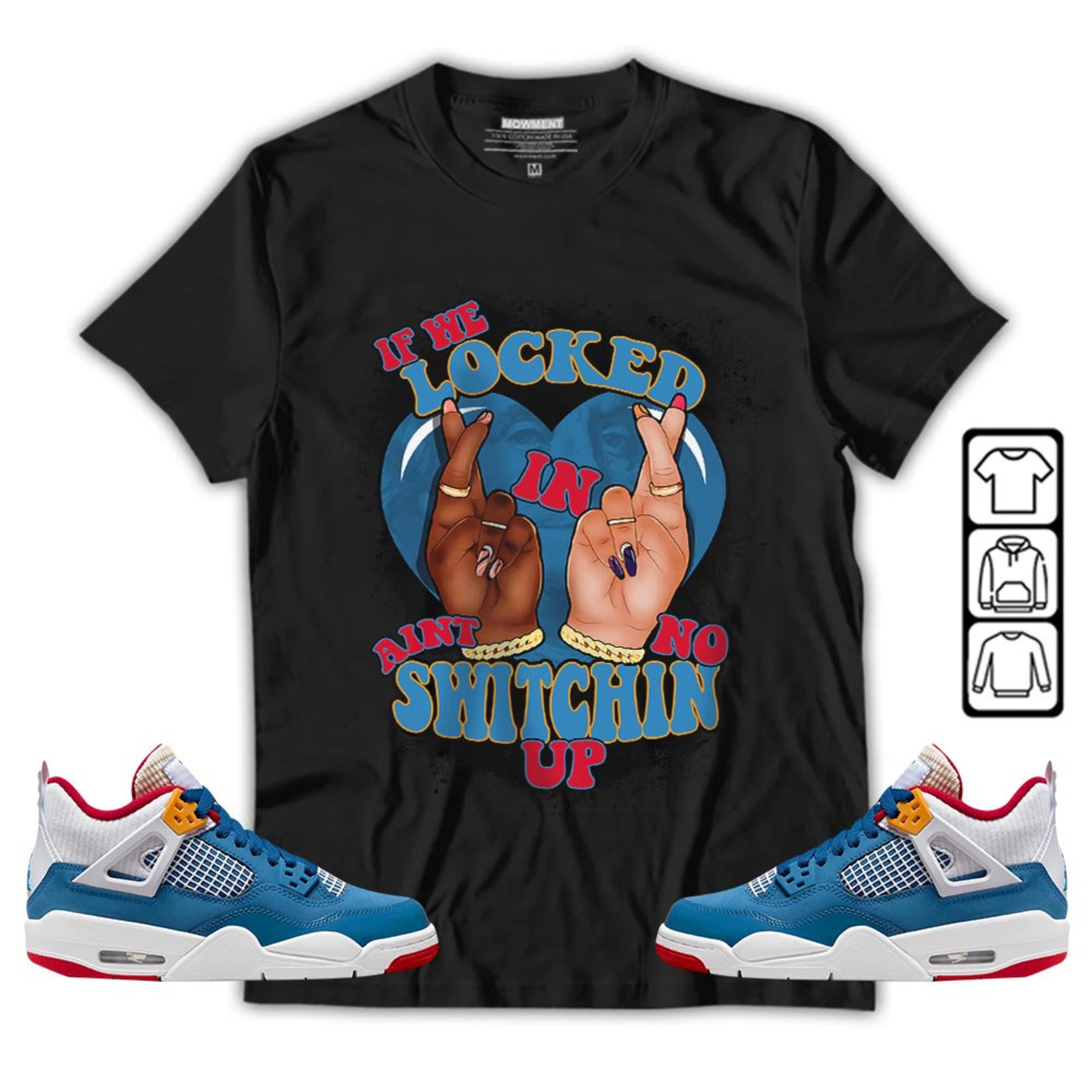 If We Locked In Unisex Sneaker Shirt Match Retro Messy Room 4s Tee, Jordan 4 GS Messy Room T-Shirt, Hoodie, Sweatshirt