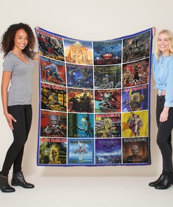Iron Maiden Heavy Metal Rock Band Quilt Blanket - Perfect for Rock Music Enthusiasts