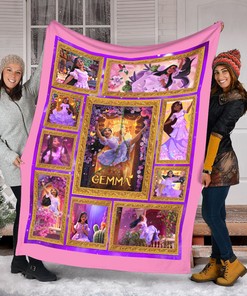 Isabella Encanto Quilt Blanket, Personalized Encanto Design, Disney Cartoon Blanket, Encanto Mirabel Madrigal