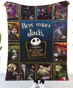 Jack Skellington Blanket, Halloween Blanket - Love You Blanket - Special Gift