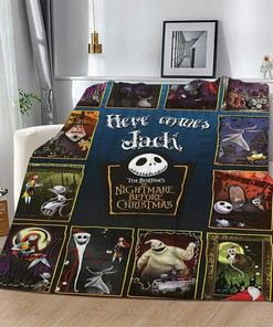 Jack Skellington Blanket, Halloween Blanket - Love You Blanket - Special Gift