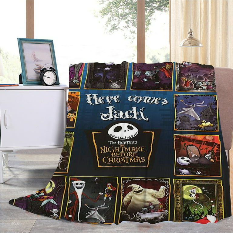 Jack Skellington Blanket, Halloween Blanket - Love You Blanket - Special Gift