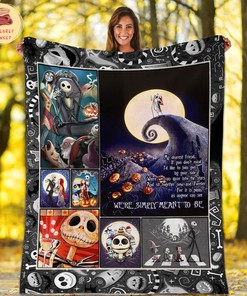 Jack Skellington Blanket, Lilo And Stitch Movie Parody Halloween Gift - Skellington Blanket