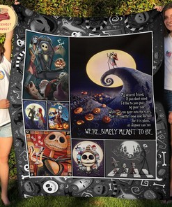 Jack Skellington Blanket, Lilo And Stitch Movie Parody Halloween Gift - Skellington Blanket