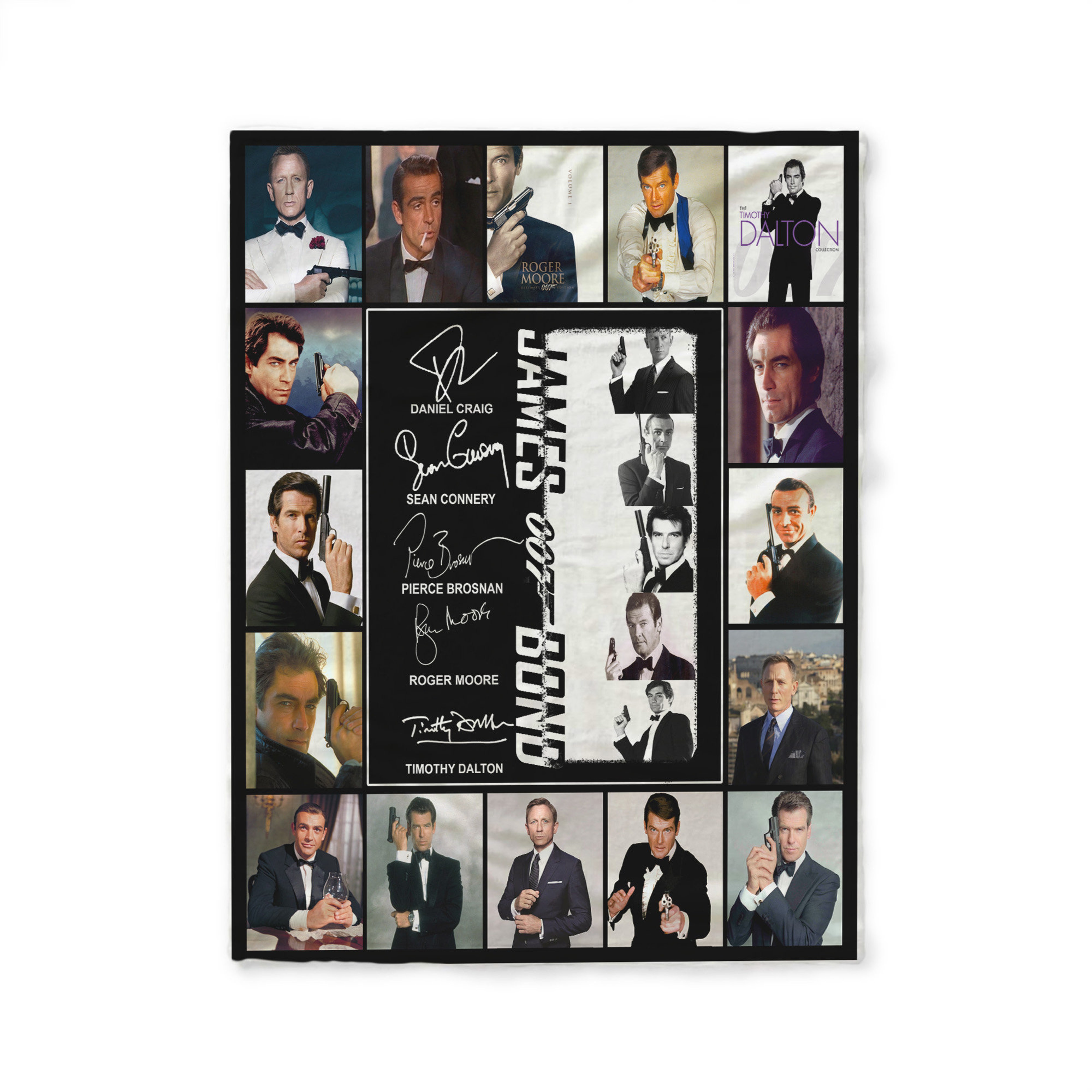 James Bond 007 Quilt Blanket - Ideal Gift for James Bond Fans