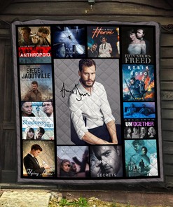 Jamie Dornan Signature Quilt Blanket, Xmas Birthday Wedding Gift