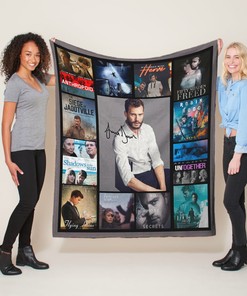 Jamie Dornan Signature Quilt Blanket, Xmas Birthday Wedding Gift