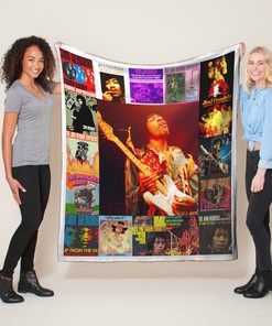 Jimi Hendrix Legends Never Die Quilt Blanket - Perfect Gift for Rock Music Fans