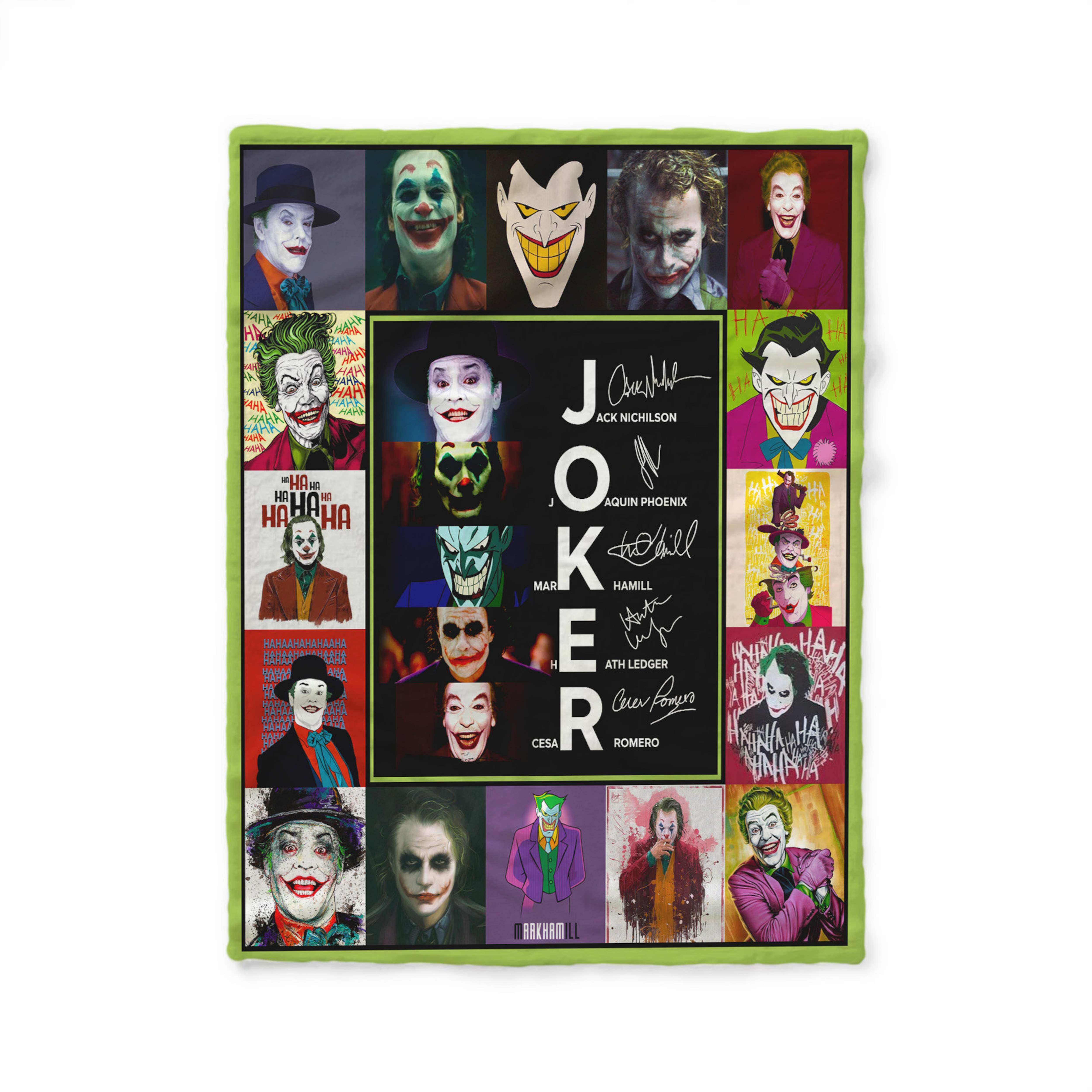 Joker Signatures Quilt Blanket - Cozy and Stylish Home Bedroom Decor for Fans